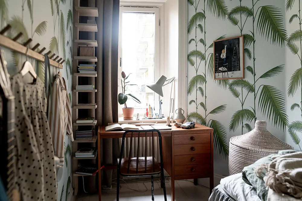 Szwedzki mieszkanie z ciekawym wnętrzem (100 m²) - Gallery image 23