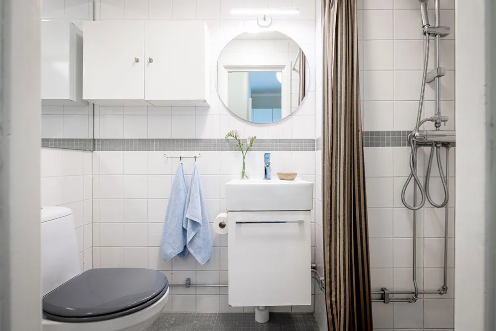 Appartement cosy dans des tons sableux à Stockholm - Gallery image 24