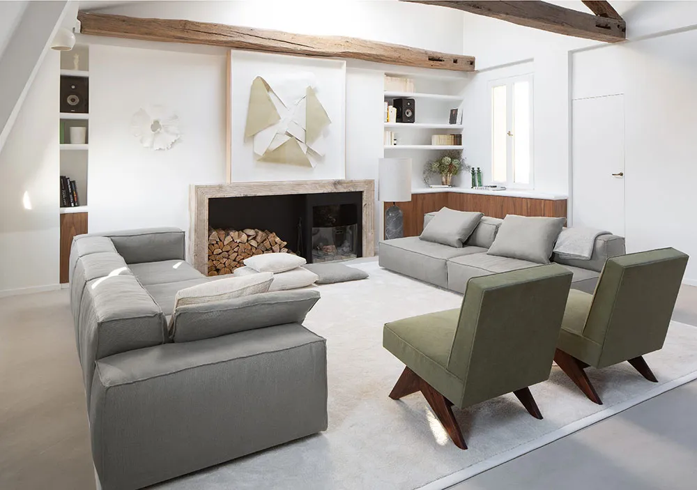 Балки та сучасний декор: ефектна квартира під дахом у Парижі - Gallery image 5