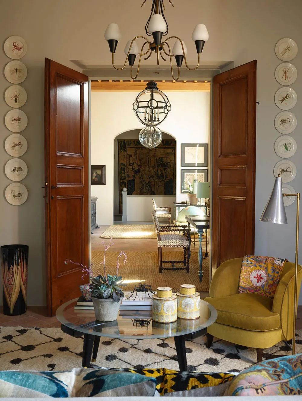 Великолепные интерьеры старинной каменной виллы в Тоскане - Gallery image 12