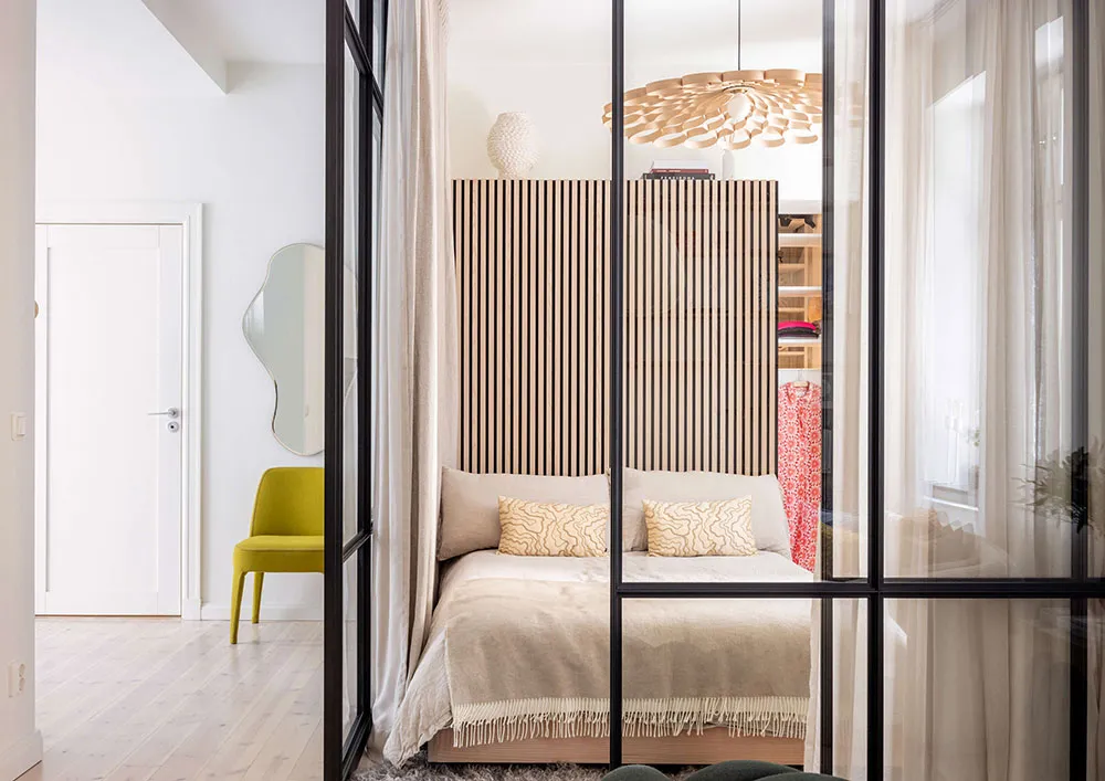 Квартира со спальней за стеклом в доме 19 века в Гетеборге (58 кв. м) - Gallery image 7