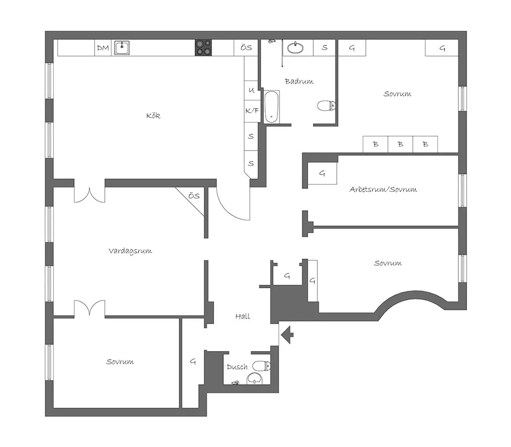 स्टॉकहोम में “सैंड टोन्स” में बनाया गया “मॉडर्न क्लासिक” - Gallery image 28