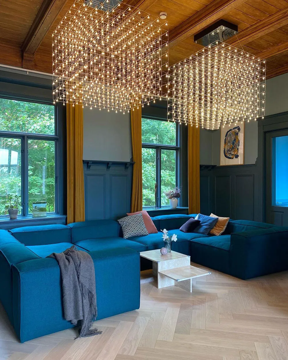 Красиві інтер'єри розкішної історичної вілли в Данії - Gallery image 9