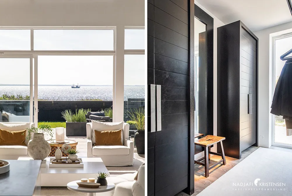 Casa escandinava moderna en la costa del mar - Gallery image 6