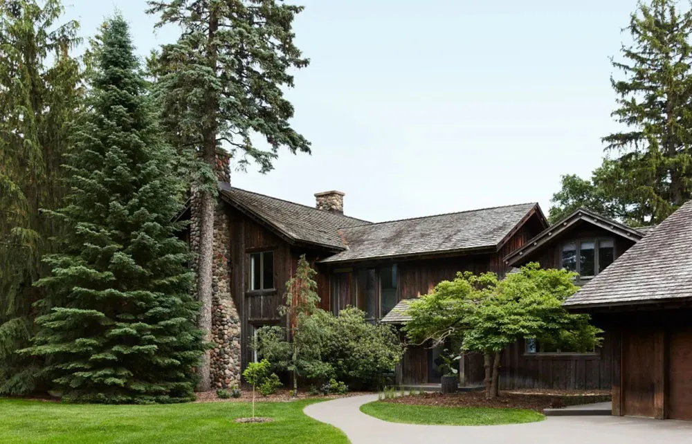 Diseño inusual de casa junto al lago en Estados Unidos - Gallery image 17