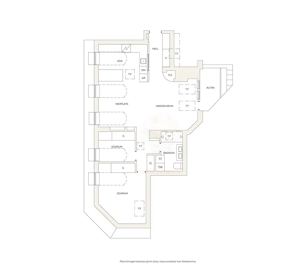 Летние акценты в декоре светлой мансардной квартиры в Стокгольме (70 кв. м) - Gallery image 28