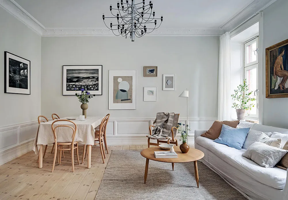 Jasna kwatera w Gotenborgu z odświeżającymi akcentami w paletie kolorów - Gallery image 6