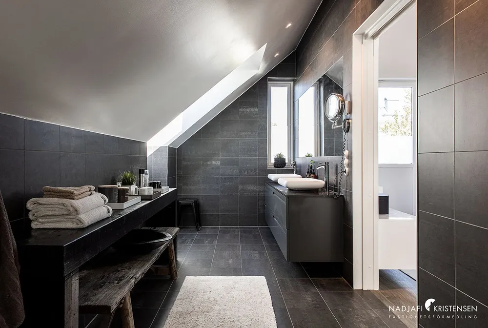 Casa escandinava moderna en la costa del mar - Gallery image 21