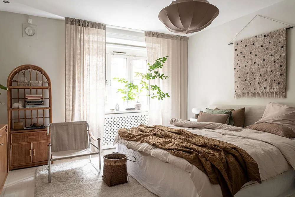 Szwedzki mieszkanie z ciekawym wnętrzem (100 m²) - Gallery image 16