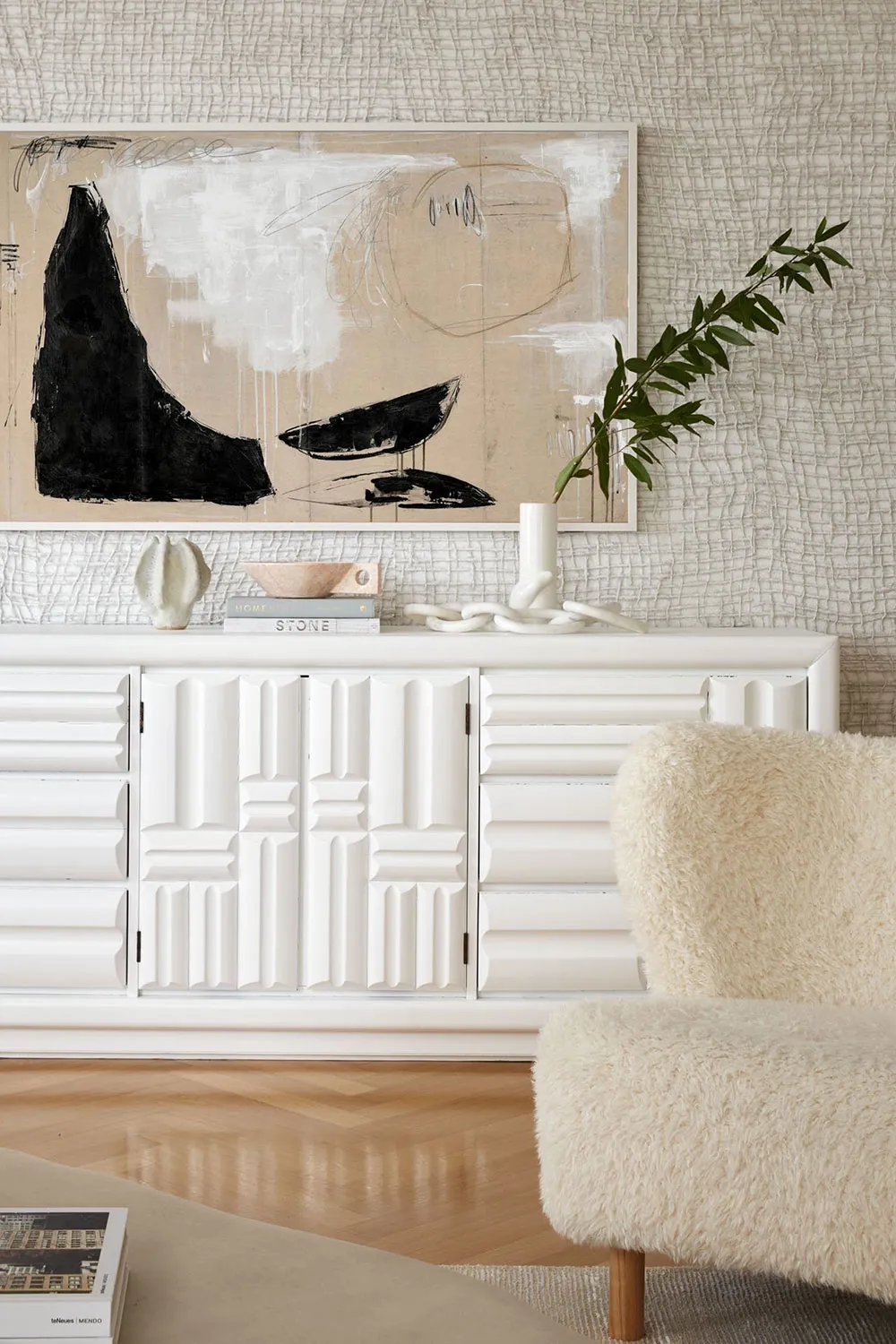 Elegancki wnętrze w kremowych i mlecznych odcieniach w Nowym Jorku - Gallery image 6