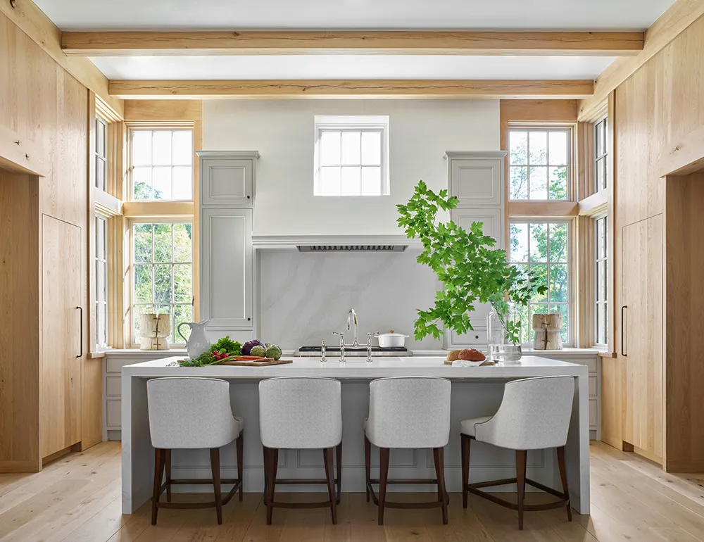 High Ceilings and Elegant Natural Design with Fresh Notes: House in the USA - 4