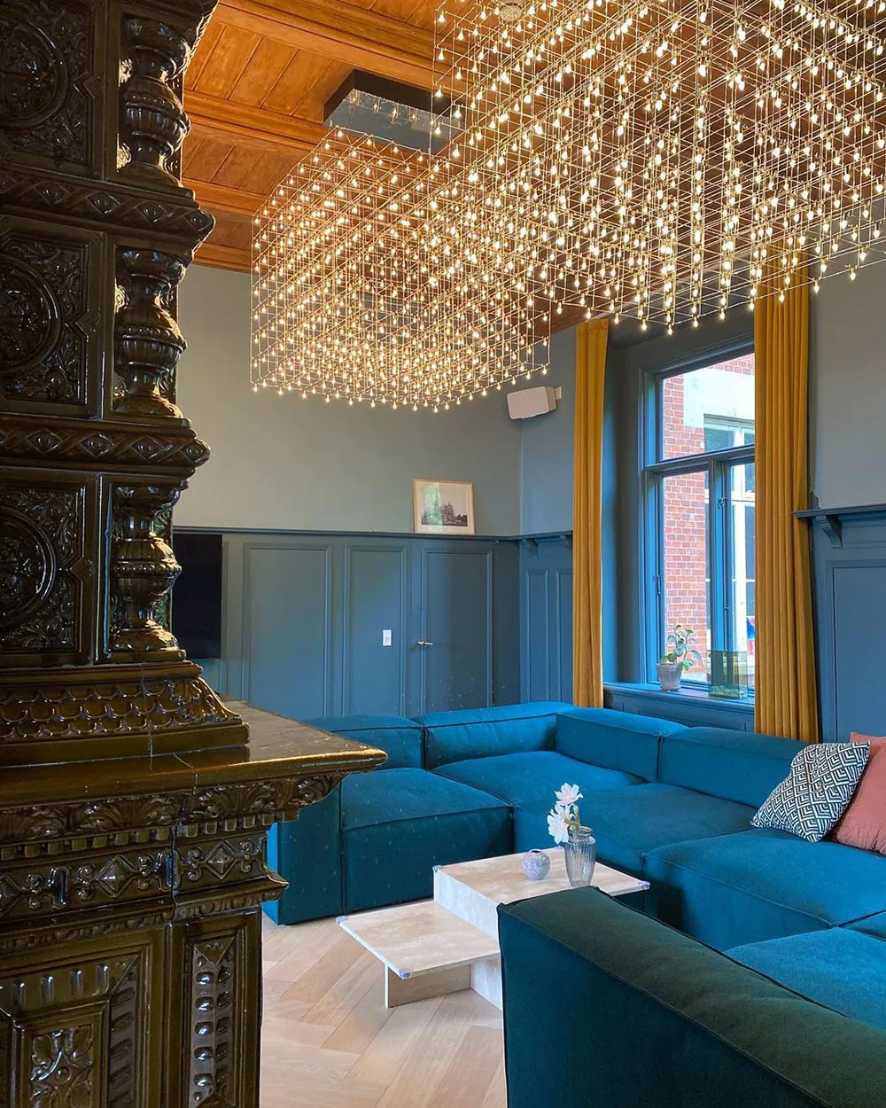 Красиві інтер'єри розкішної історичної вілли в Данії - Gallery image 10