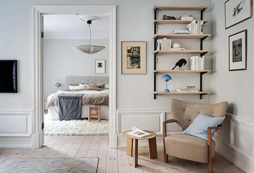 Jasna kwatera w Gotenborgu z odświeżającymi akcentami w paletie kolorów - Gallery image 7