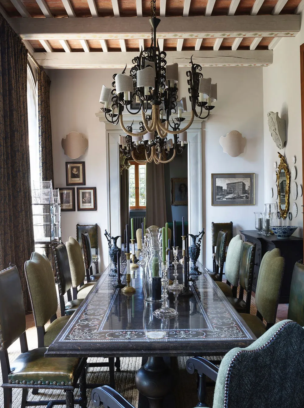 Великолепные интерьеры старинной каменной виллы в Тоскане - Gallery image 6