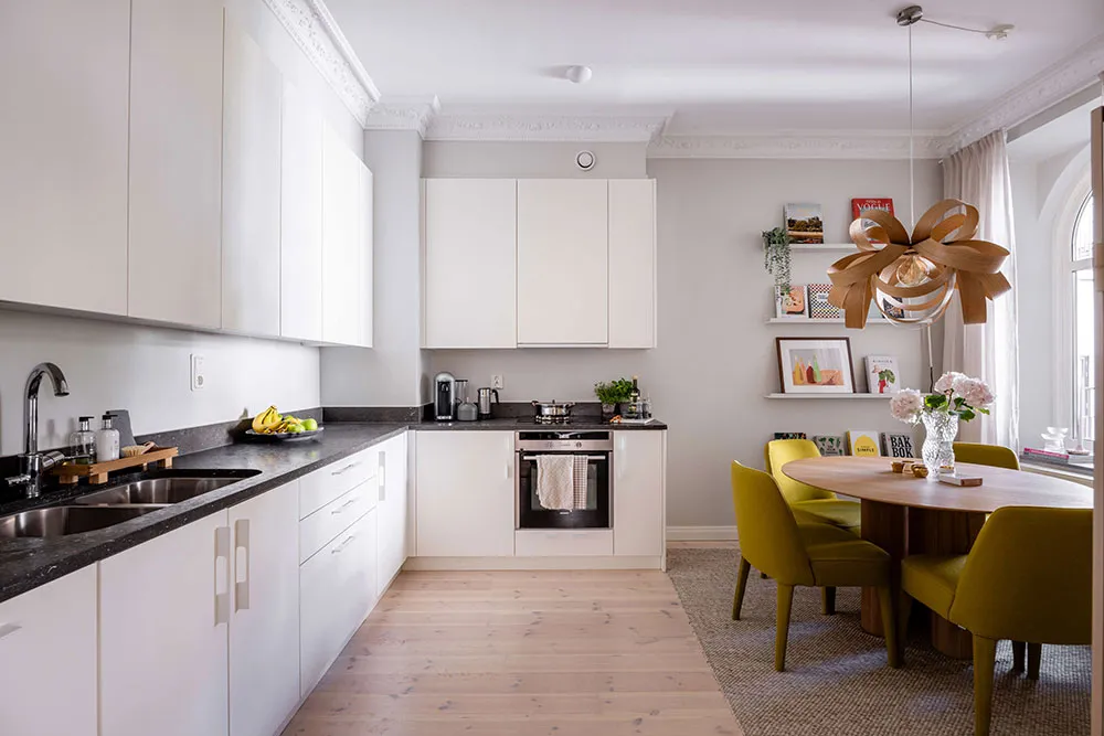 Квартира со спальней за стеклом в доме 19 века в Гетеборге (58 кв. м) - Gallery image 13