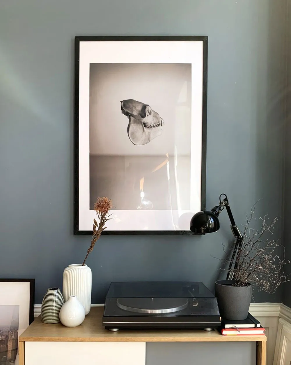 Increíble pequeña apartamento con paredes azules y decoración artística (33 m²) - Gallery image 6