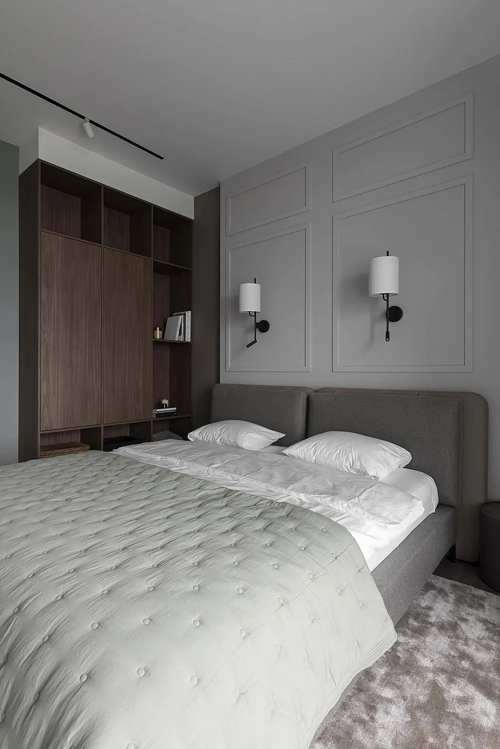 Diseños de interiores elegantes y sobrios en apartamento moderno en Kiev (76 m²) - Gallery image 10