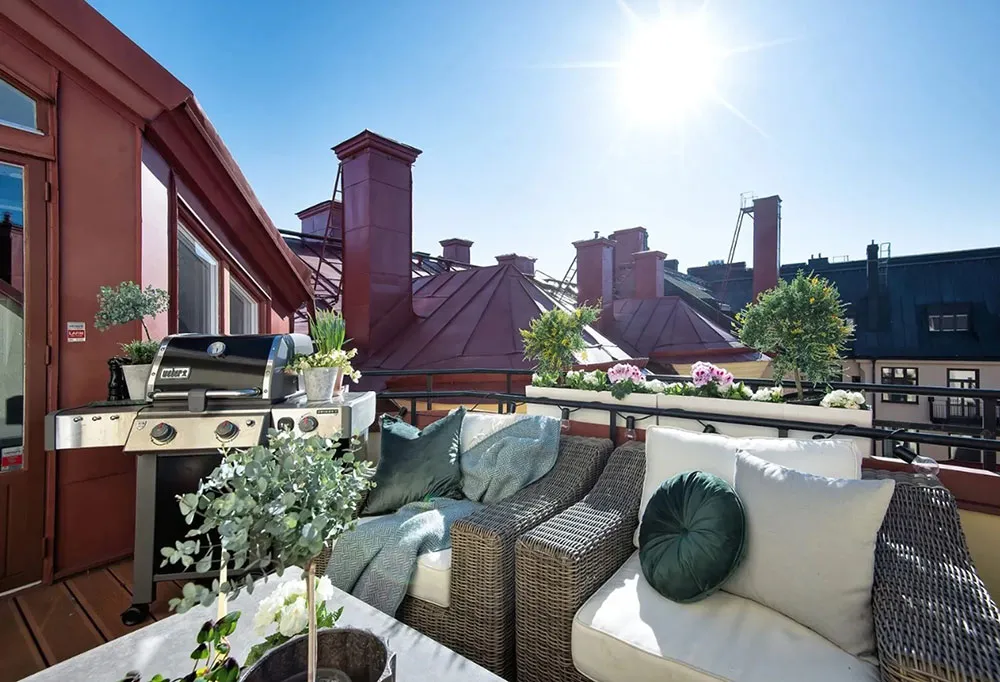 Efectuosa apartamento con copelación y ático en Estocolmo - Gallery image 9