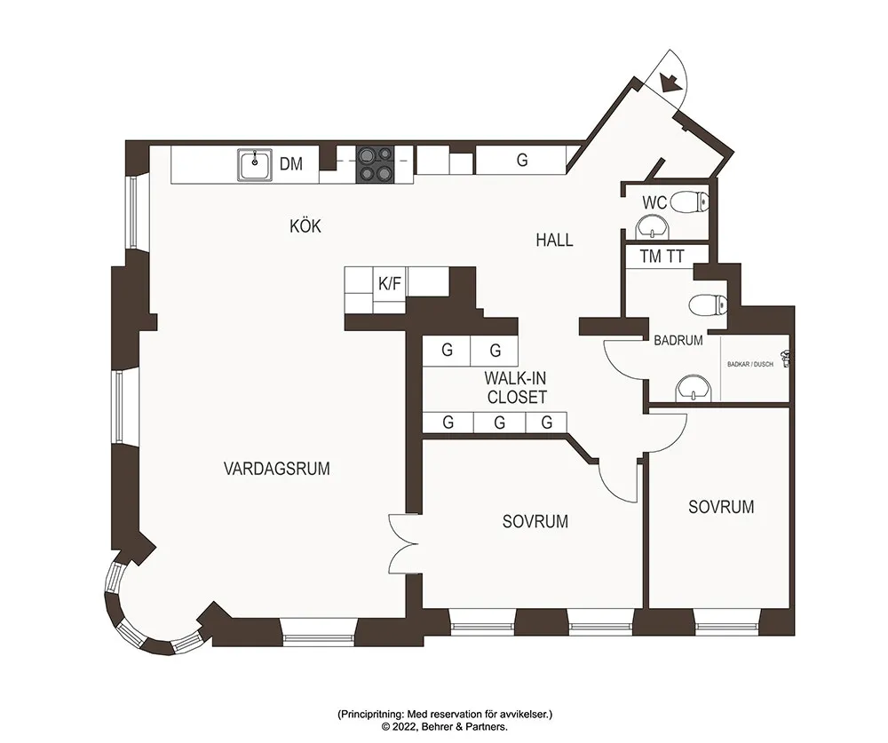 Designmöbel und modernes Kunst: Helle Wohnung in Stockholm - Gallery image 31