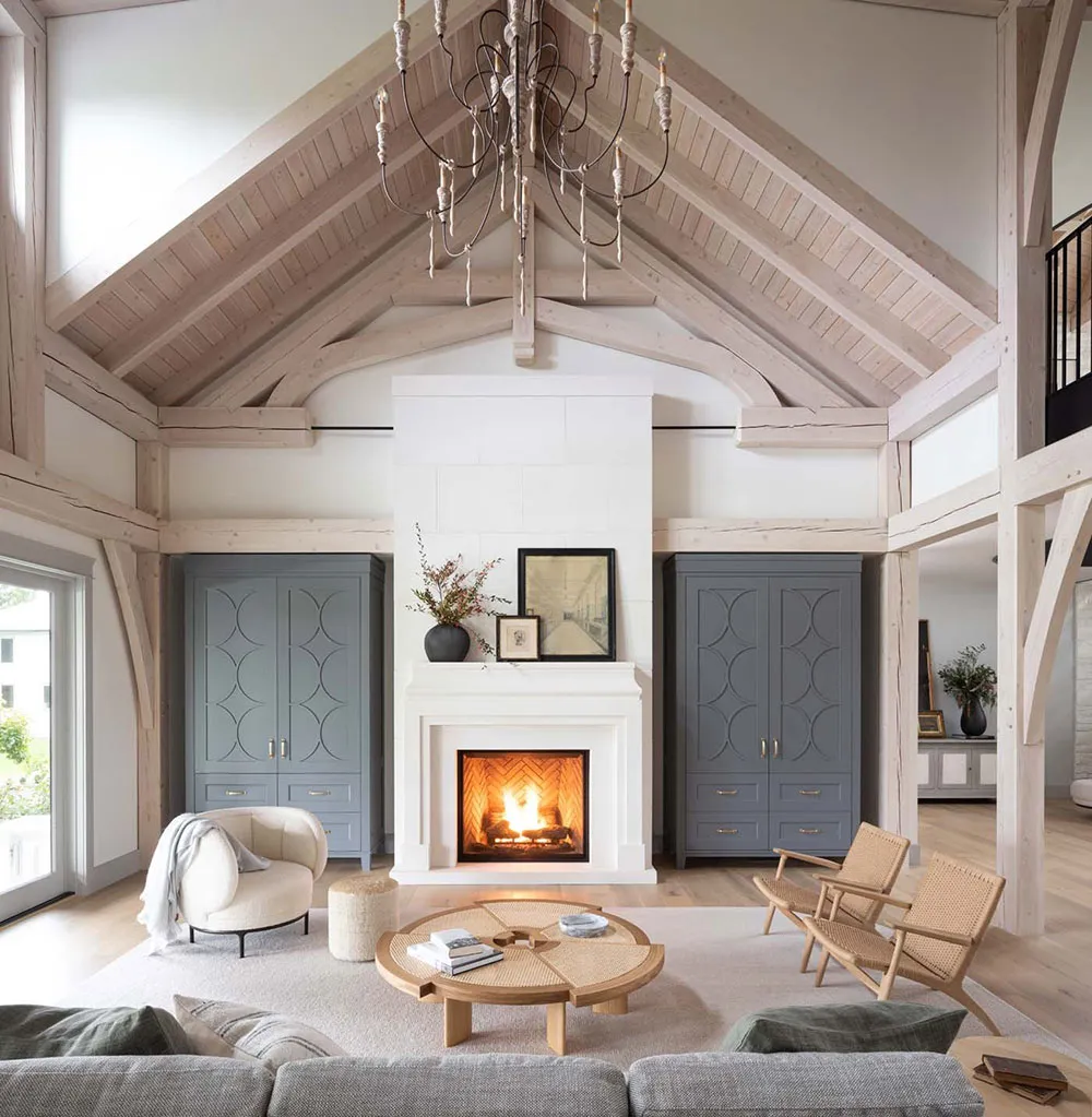 Notes de design français dans les intérieurs d'une villa au Canada - Gallery image 14