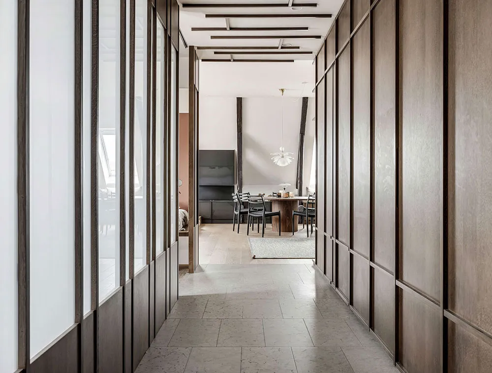 Японские мотивы в просторной мансардной квартире в Швеции - Gallery image 12