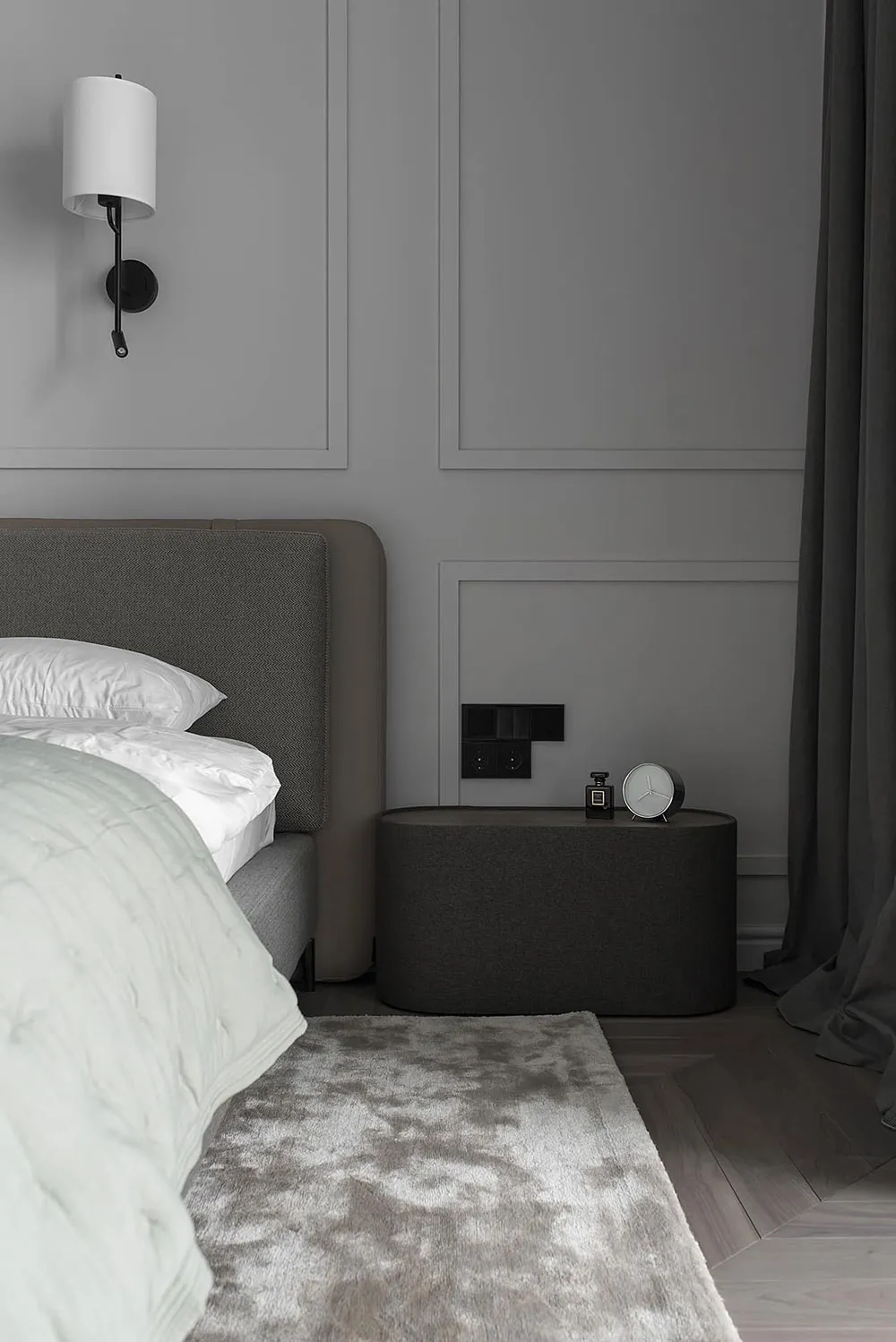 Diseños de interiores elegantes y sobrios en apartamento moderno en Kiev (76 m²) - Gallery image 11