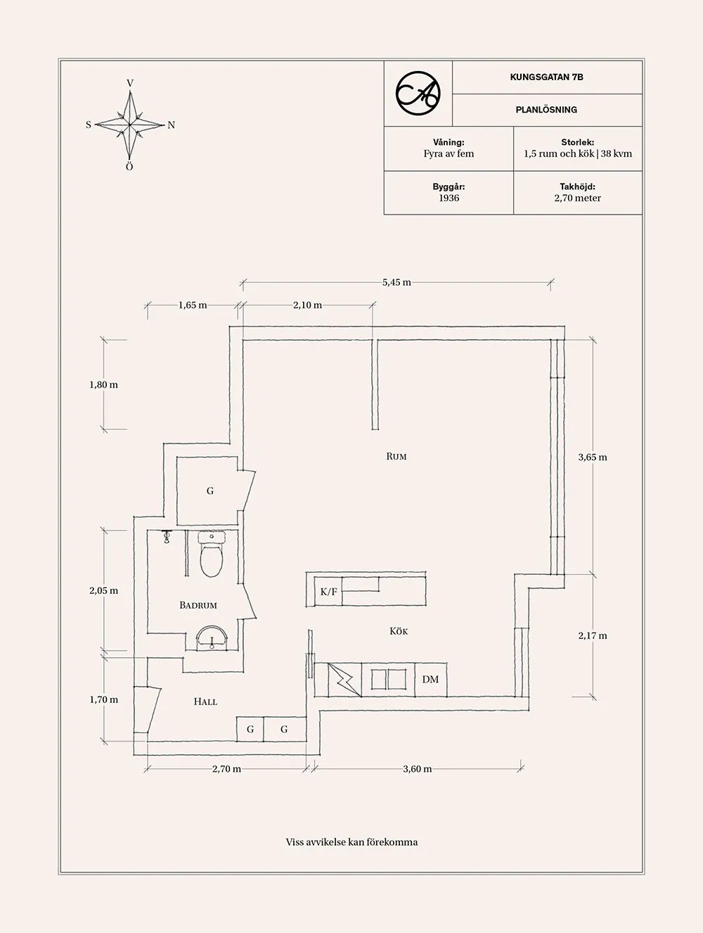 Budgetfreundlicher, aber angenehmer Interior einer kleinen Wohnung in Schweden (36 qm) - Gallery image 31