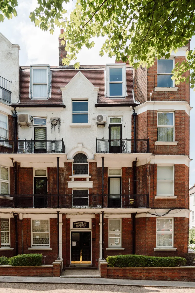 Mint Walls, Yellow Kitchen and Orange Sofa: Modern Interior in a London Townhouse - Gallery image 26