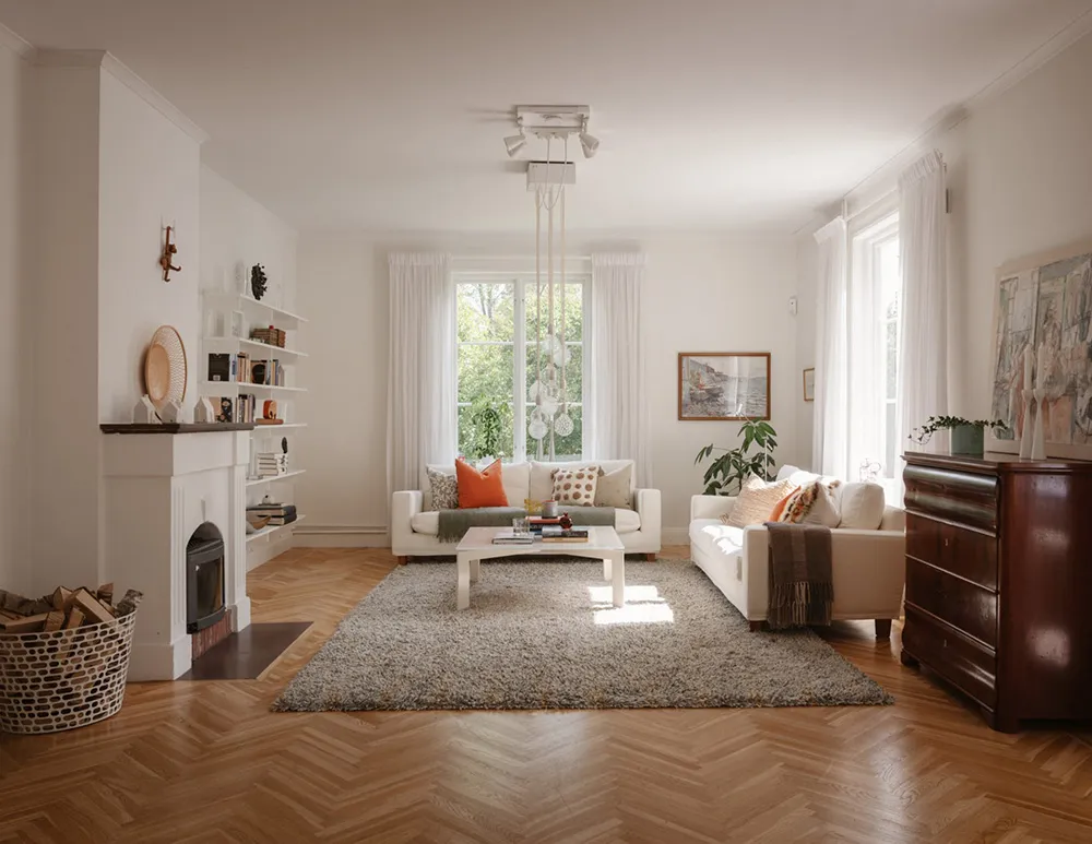 Piękny żółty domek z słończnymi wnętrzami w Szwecji - Gallery image 5