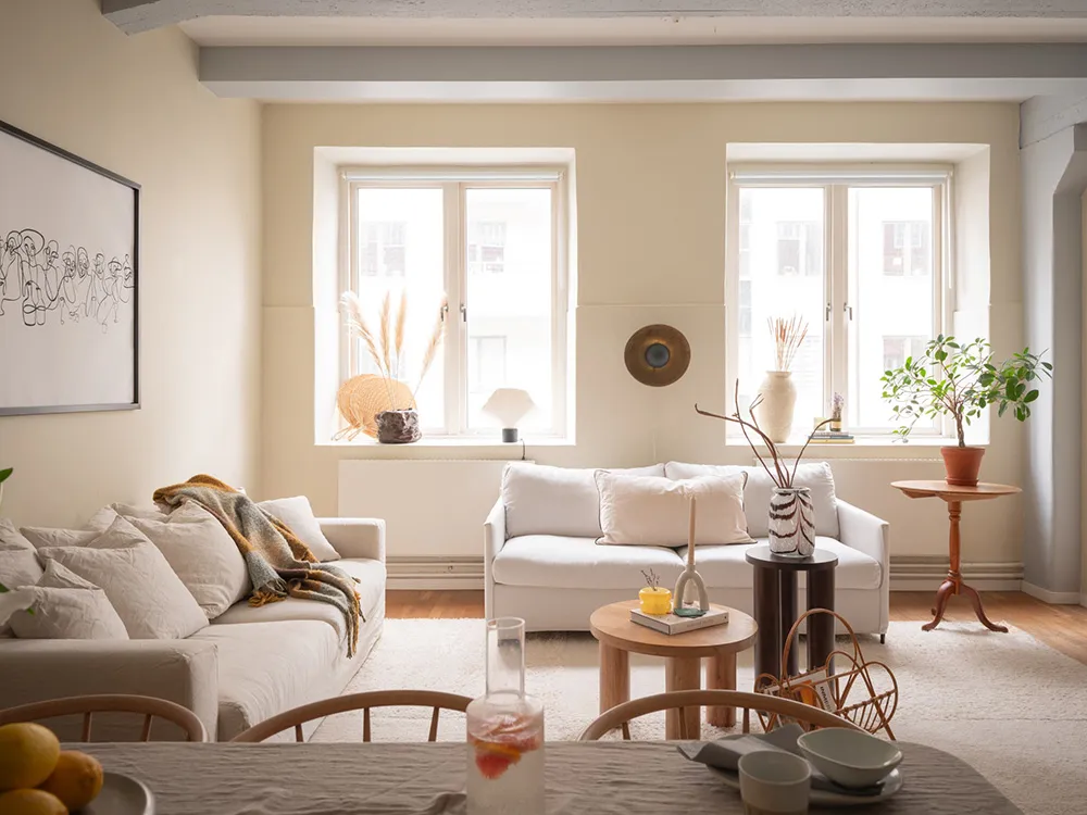 Loft suédois ensoleillé aux murs sableux (62 m²) - Gallery image 14