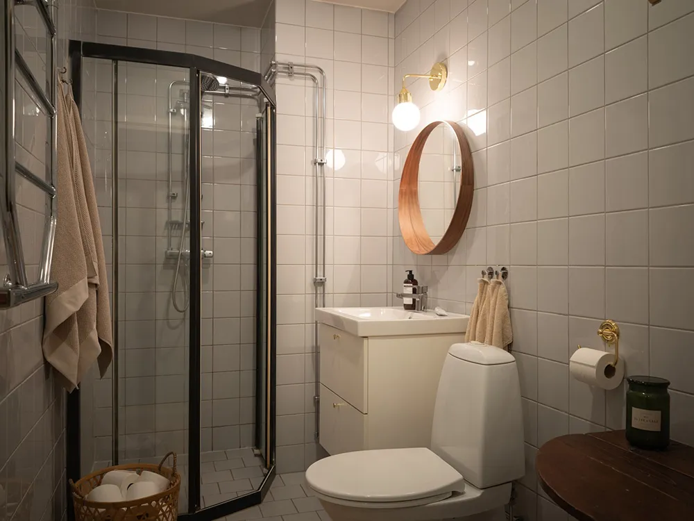 Loft suédois ensoleillé aux murs sableux (62 m²) - Gallery image 19