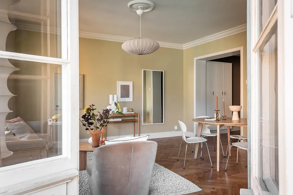 Couleurs d'automne dans le design d'un appartement scandinave (69 m²) - Gallery image 10