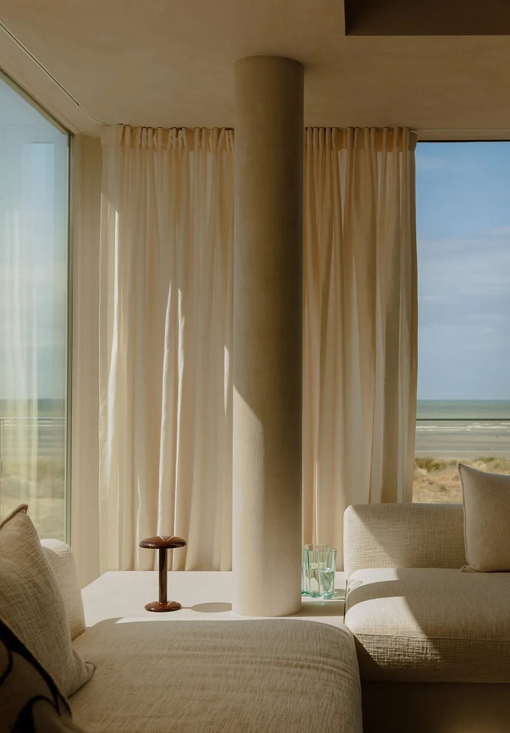 Vues panoramiques sur les dunes et la plage : intérieur sableux en Belgique - Gallery image 1