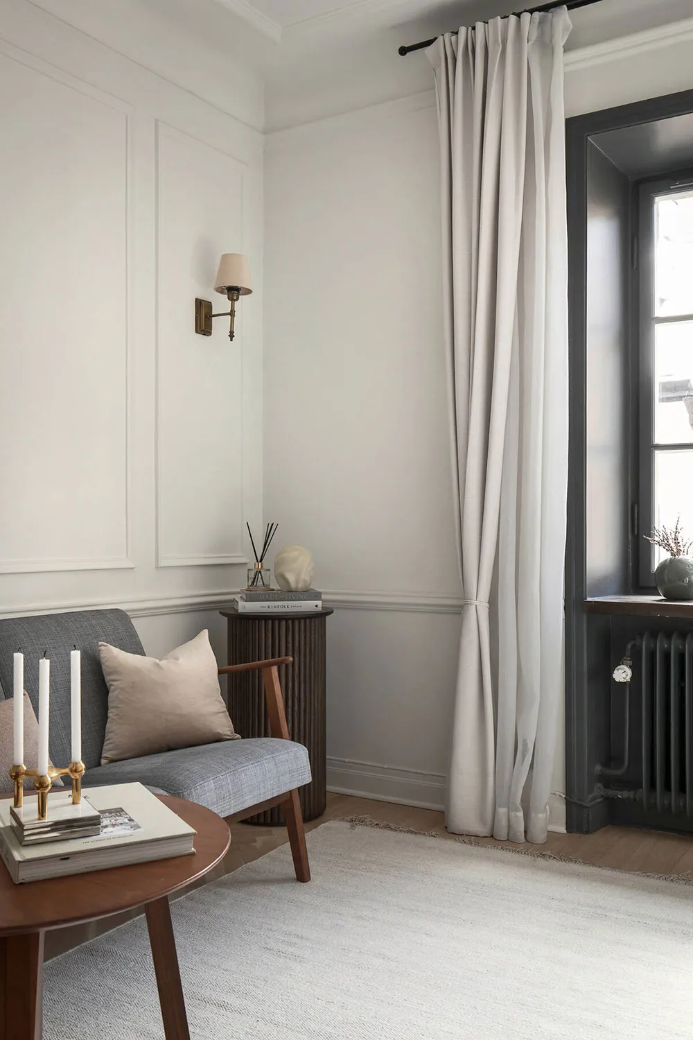 Маленькая, но приятная студия с нежным декором и ретро нотками (30 кв. м) - Gallery image 4