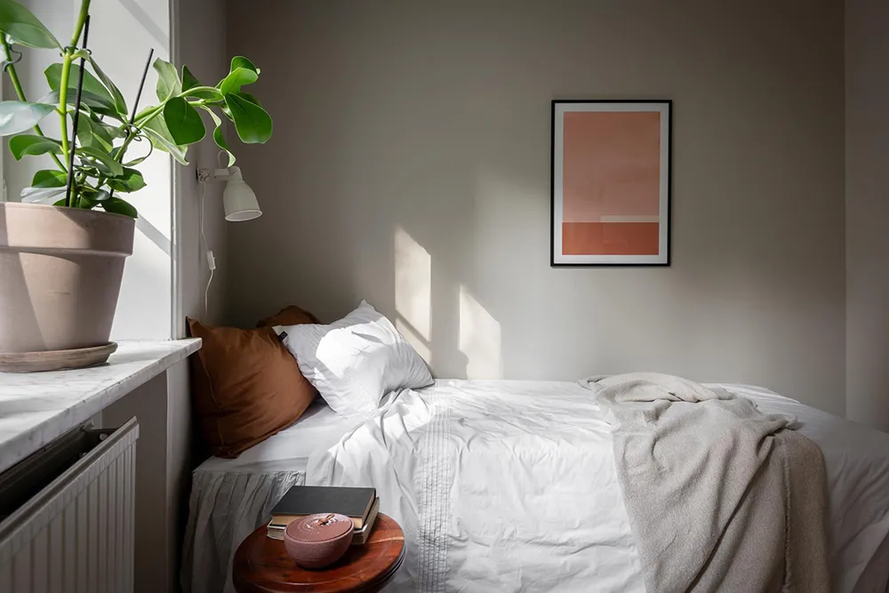 Couleurs d'automne dans le design d'un appartement scandinave (69 m²) - Gallery image 22