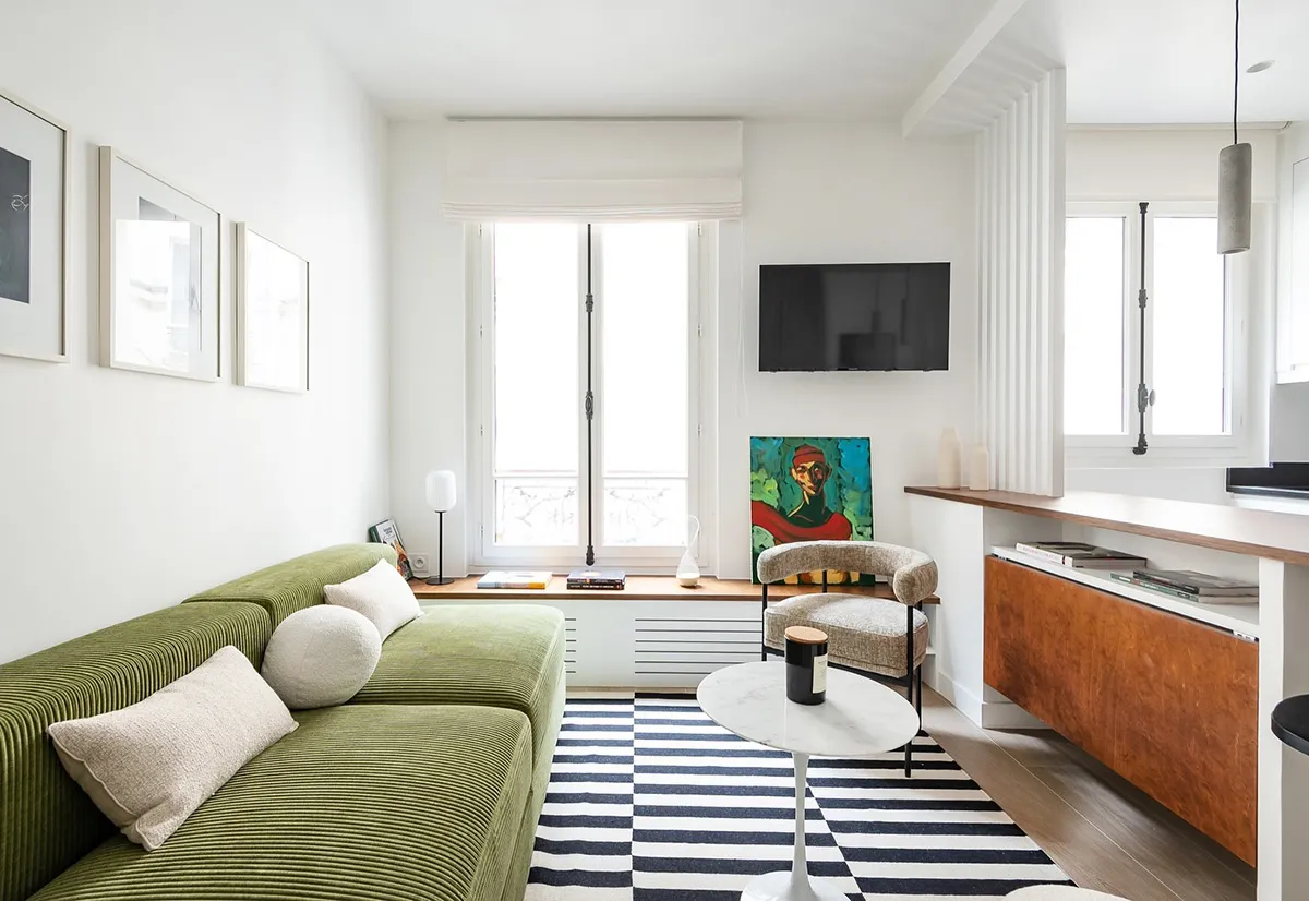 Mały apartament w Paryżu z klimatem kurortowym (29 m²) - 1