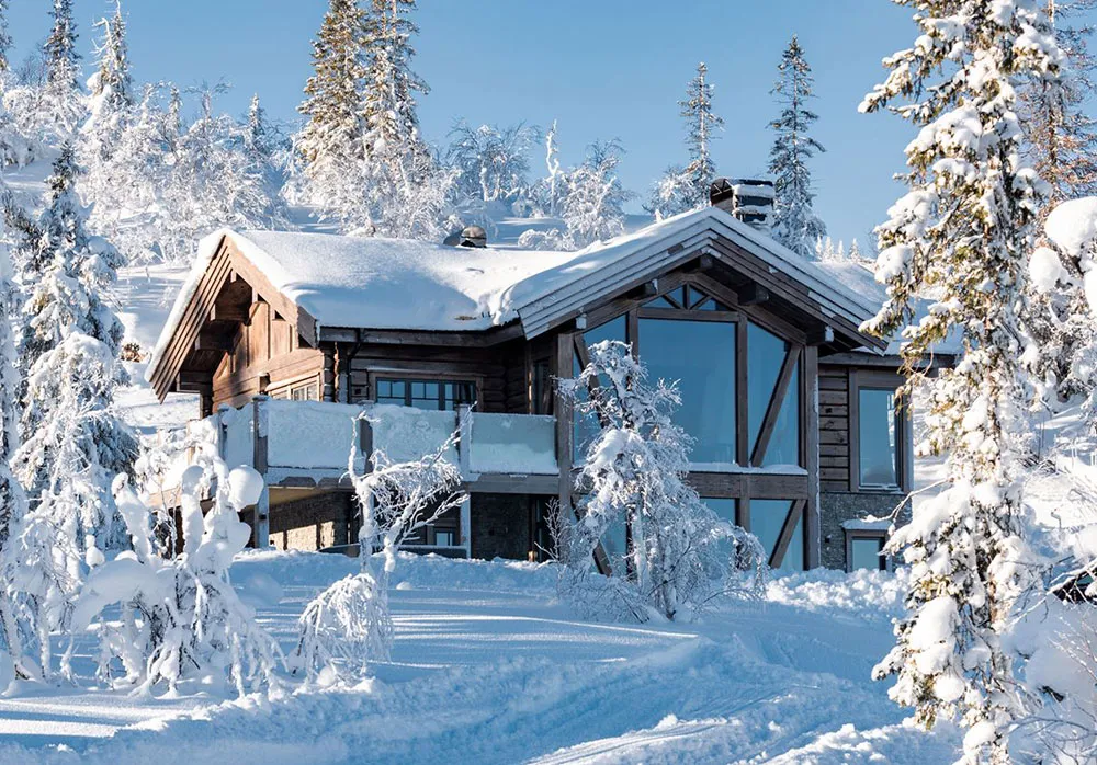 Świetny skandynawski kottedż na połodowiu góry z nowoczesnymi wnętrzami - Gallery image 1