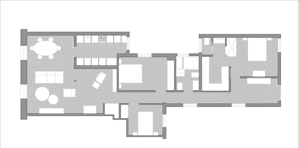 Interior luminoso y acogedor en Madrid, donde lo moderno se combina hermosamente con lo antiguo - Gallery image 12