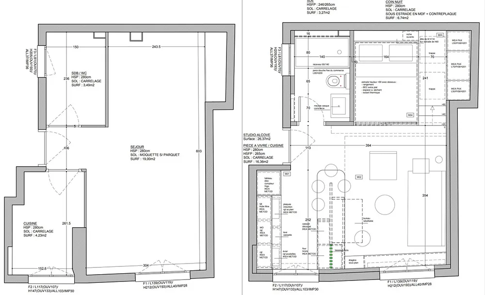 Mały apartament w Paryżu z klimatem kurortowym (29 m²) - 17