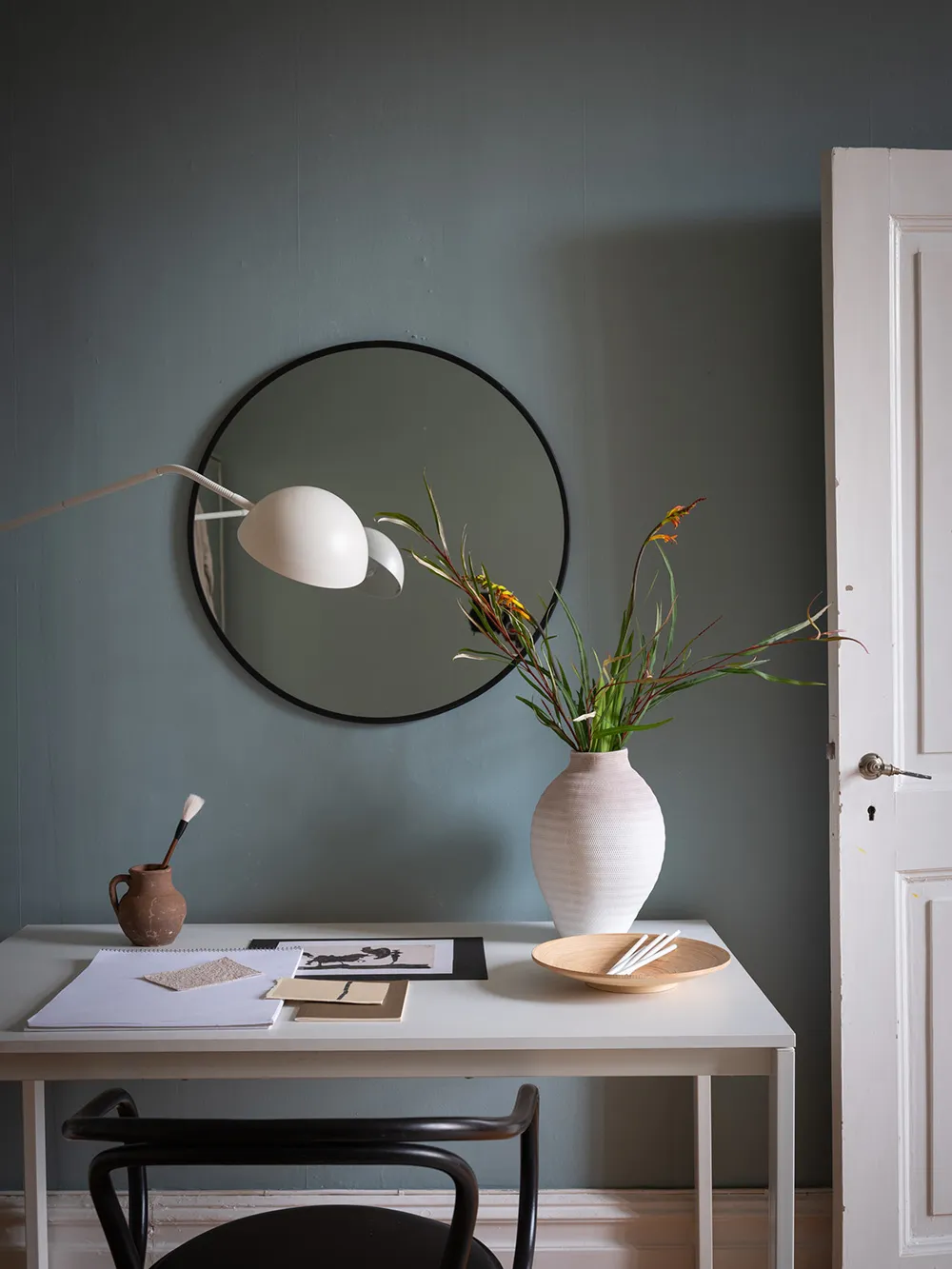 Rose et autres teintes douces dans la conception d'un appartement suédois (89 m²) - Gallery image 14