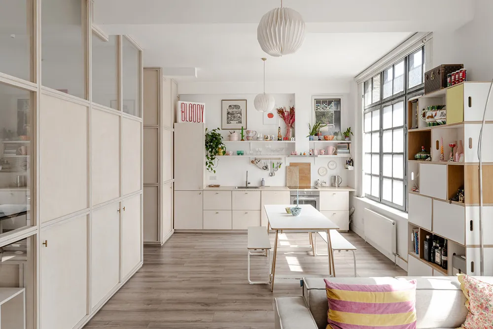 Loft lumineux dans un ancien bâtiment d'entrepôt à Londres (52 m²) - Gallery image 5