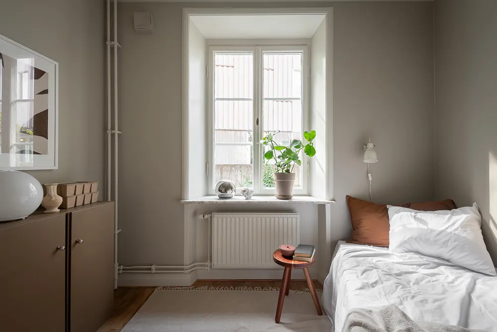 Couleurs d'automne dans le design d'un appartement scandinave (69 m²) - Gallery image 21