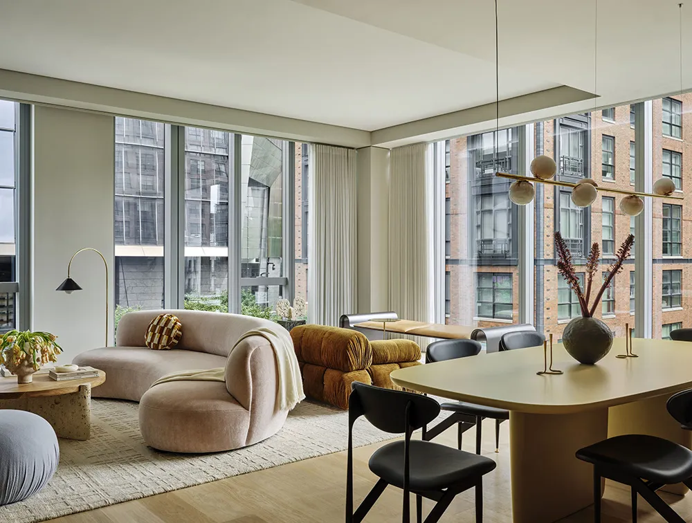 Stylischer Design mit Blick auf Wolkenkratzer: Wohnung in New York - Gallery image 2