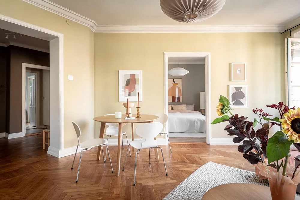 Couleurs d'automne dans le design d'un appartement scandinave (69 m²) - Gallery image 8