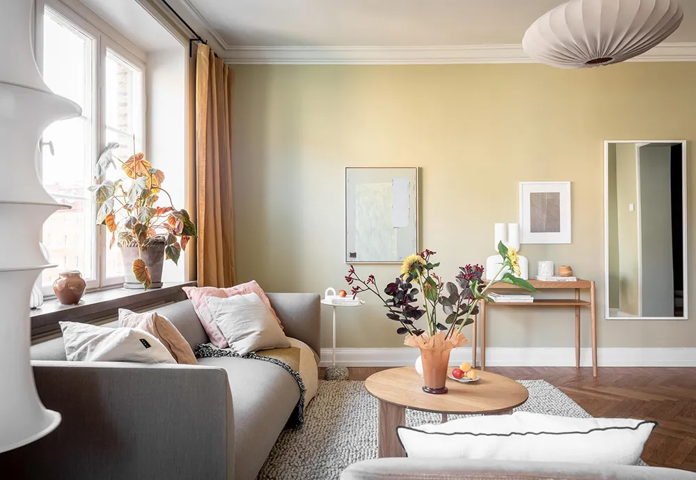 Couleurs d'automne dans le design d'un appartement scandinave (69 m²) - Gallery image 6