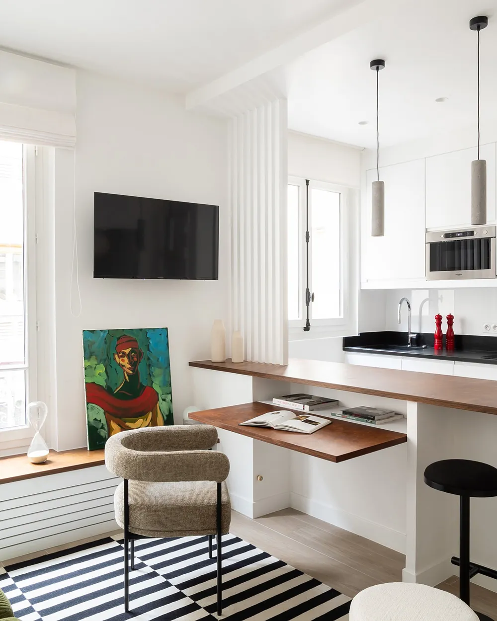 Mały apartament w Paryżu z klimatem kurortowym (29 m²) - 10