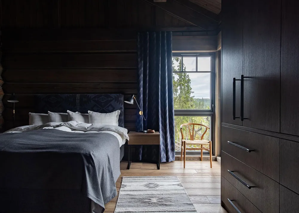 Hölzerner Holzhütte in Schweden mit stylischen Interiern - Gallery image 8