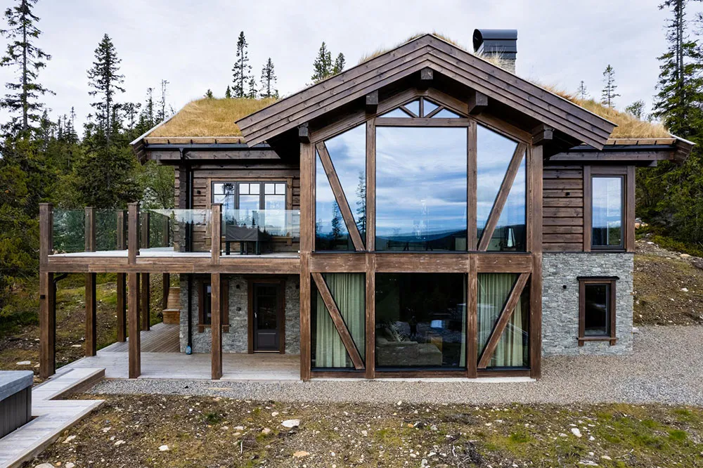 Hölzerner Holzhütte in Schweden mit stylischen Interiern - Gallery image 14