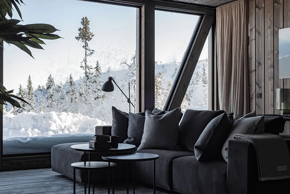 Świetny skandynawski kottedż na połodowiu góry z nowoczesnymi wnętrzami - Gallery image 3