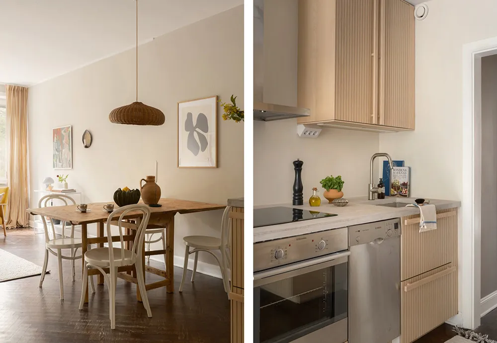 कोमल, उत्तरी यूरोपीय सजावट; हल्के पीले रंग के तत्व (65 वर्ग मीटर) - Gallery image 8